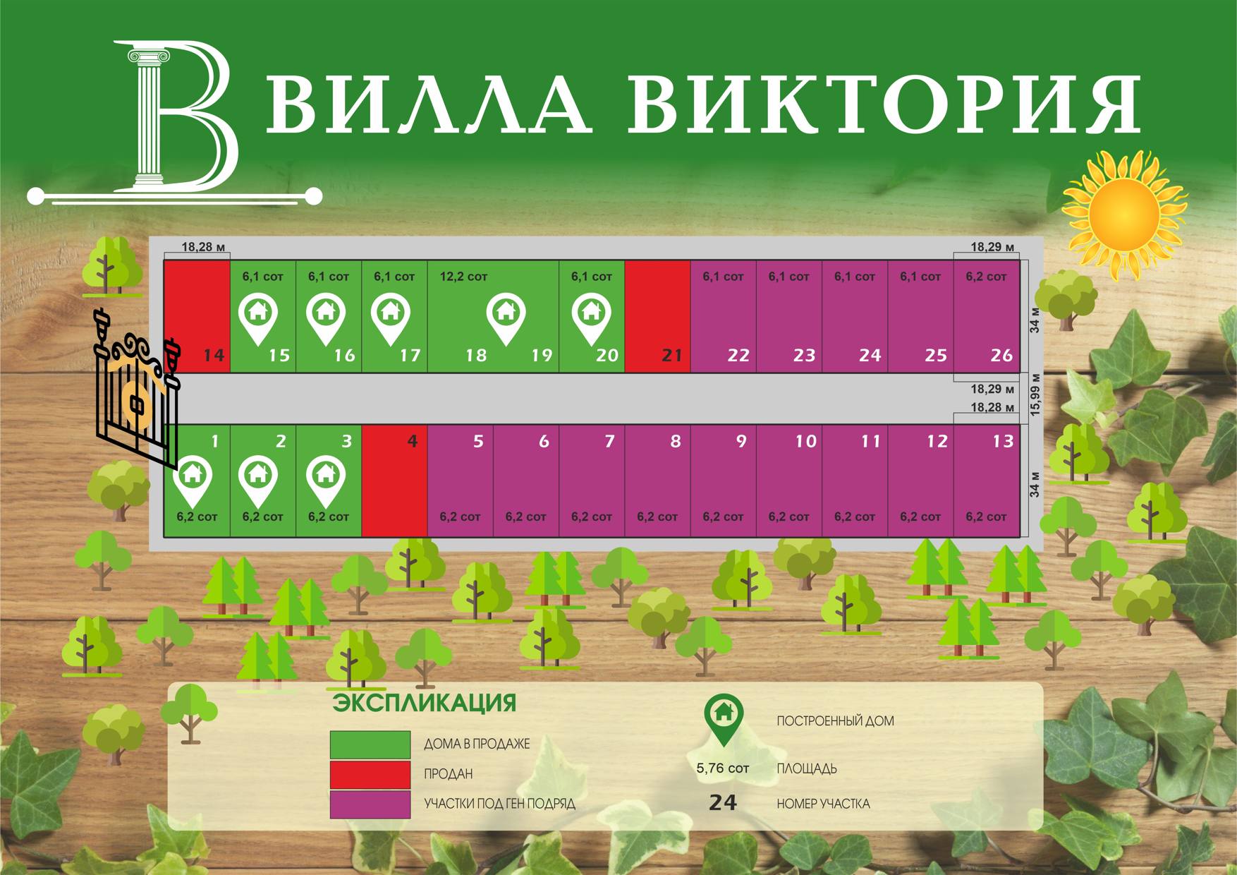 План КП Вилла Виктория